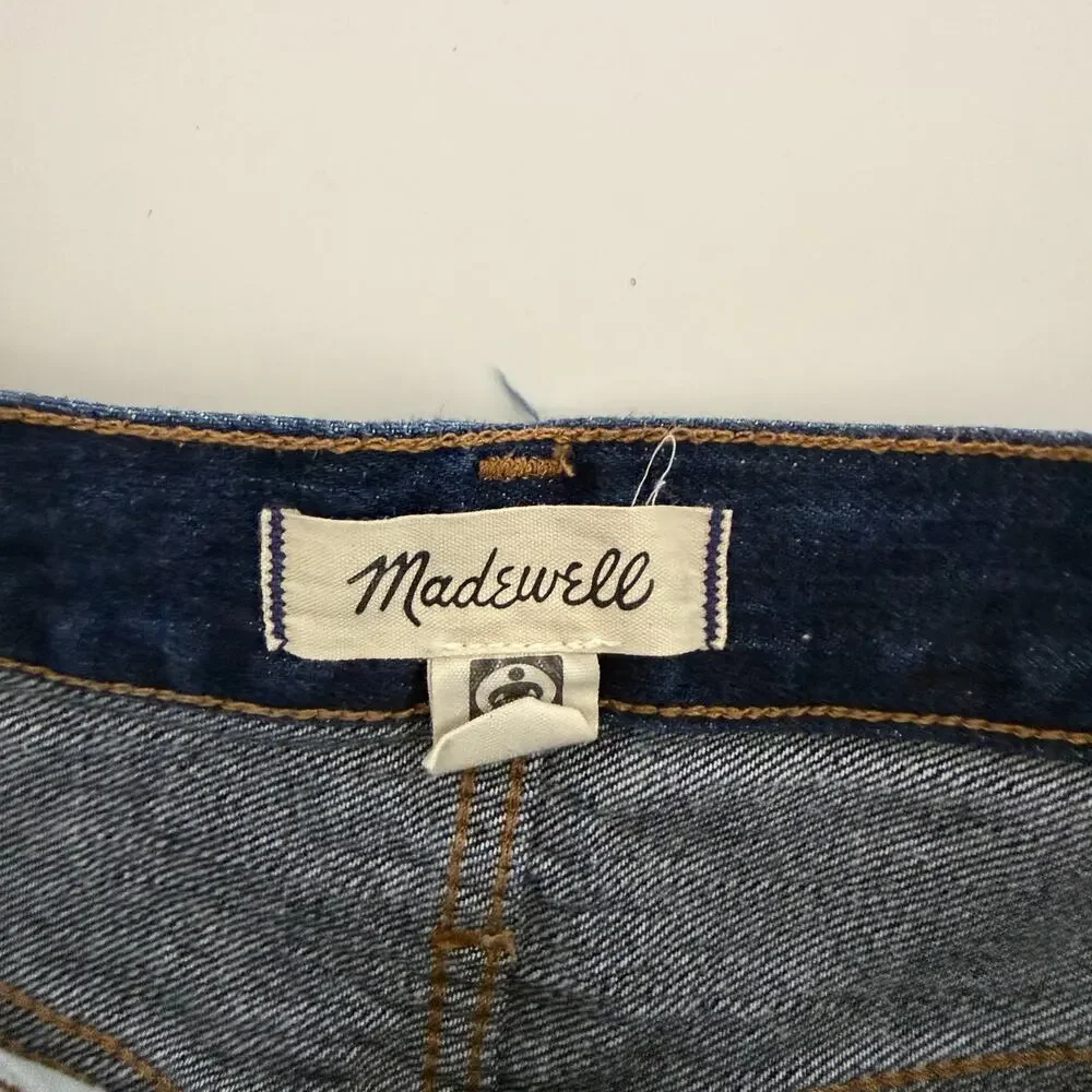 Madewell Baggy Tapered Jeans in Dressler Wash High Rise - 26